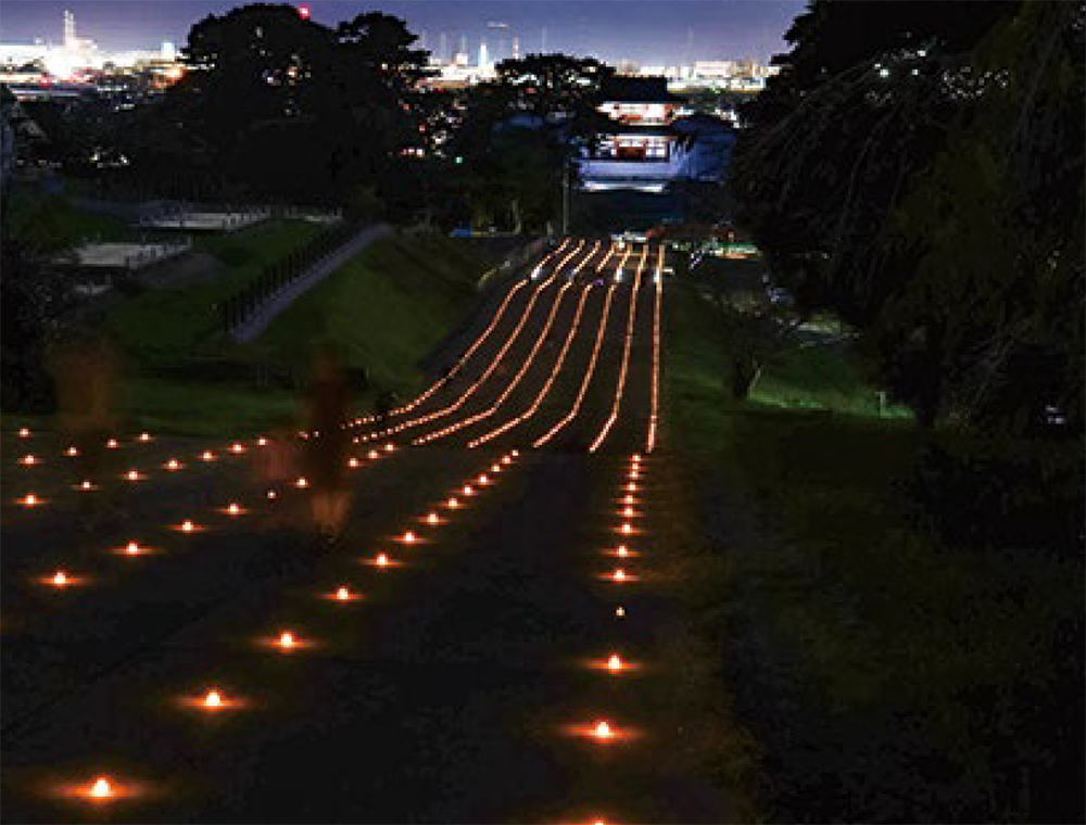 The Road Light for the Future of Thousand Years Away of Light Art Project